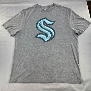 Fanatics Seattle Kraken T-Shirt NHL Hockey Graphic Tee Mens XL‎